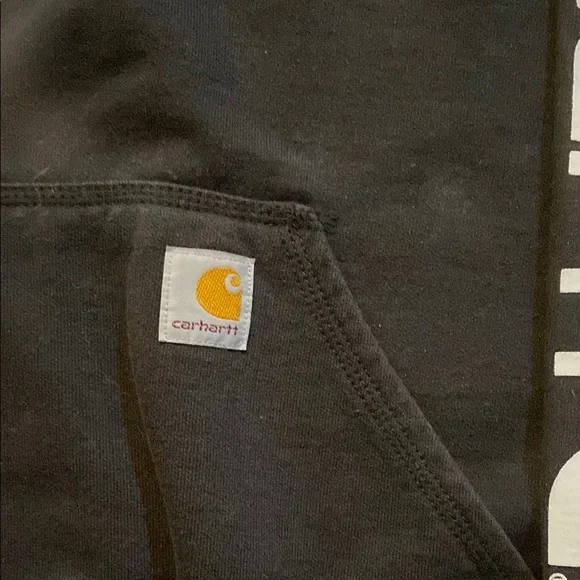Carhartt Men's Black Hoodie - Picture 2 of 3
